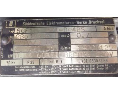 Getriebemotor 0,44 kW 125 U/min von SEW Eurodrive – SGF1,5D/1-D-4BS - Bild 4