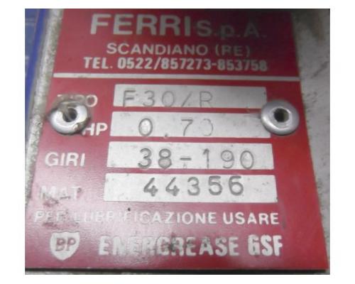 regelbarer Getriebemotor 0,55 kW 64-218 U/min von Ferri – F30/R - Bild 4