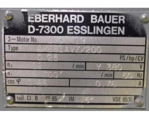 Getriebemotor 0,18 kW 19 U/min von Bauer – DK881AVZ/200 - Bild 4