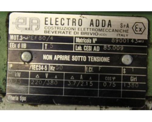 Elektromotor 0,75 kW 1380 U/min von ADDA – PEF80-4 - Bild 8