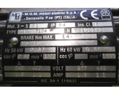 Getriebemotor 0,37 kW 93 U/min von MGM – BA71B4 - Bild 5
