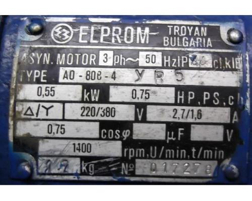 Getriebemotor 0,55 kW 160 U/min von Elprom – A0-80e-4YB5 - Bild 5