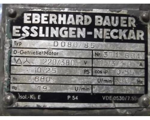 Getriebemotor 0,18 kW 19 U/min von Bauer – DO80/85 - Bild 5