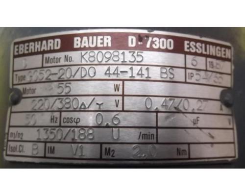 Getriebemotor 0,55 kW 188 U/min von Bauer – G052-20/DO44-141BS - Bild 4