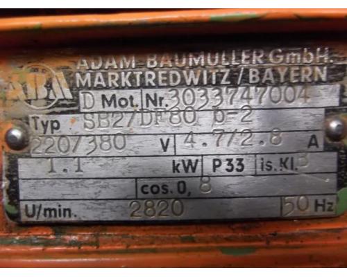 Elektromotor 1,1 kW 2820 U/min von ABM – SB2/DF80b-2 - Bild 4