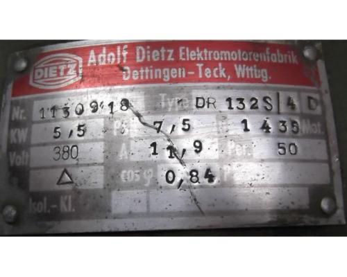 Elektromotor 5,5 kW 1435 U/min von Dietz – DR132S/4 - Bild 4