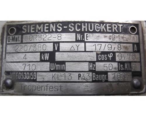 Elektromotor 4 kW 710 U/min von Siemens – OR822-8 - Bild 4