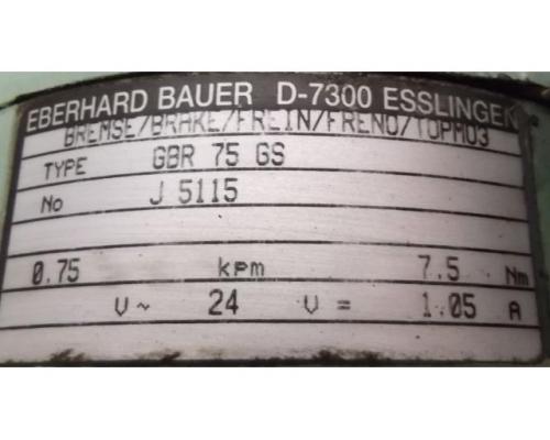 Getriebemotor 0,37 kW 104 U/min 60Hz von BAUER – G12-20/DK74-178W-AS/M - Bild 4