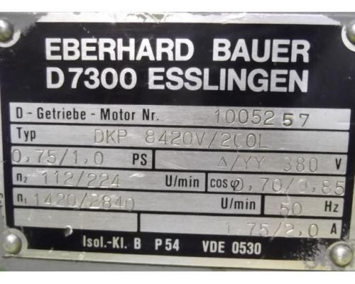 Getriebemotor 0,55/0,75 kW 112/224 U/min von Bauer – DKP8420V/200L - Bild 12