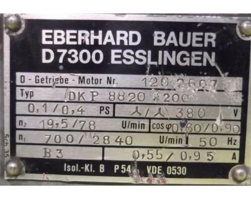 Getriebemotor 0,37/0,75 kW 19,5/78 U/min von Bauer – DKP8820/200 - Bild 4