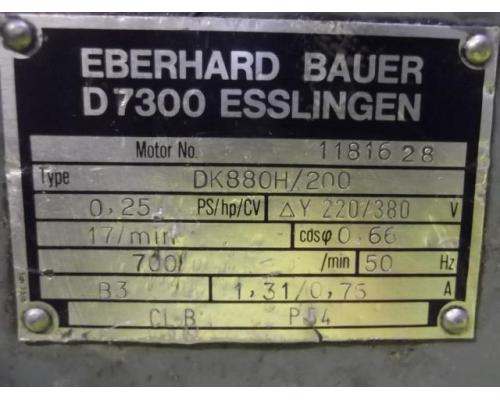 Getriebemotor 0,18 kW 17 U/min von Bauer – DK880H/200 - Bild 4