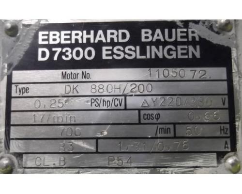 Getriebemotor 0,18 kW 17 U/min von Bauer – DK880H/200 - Bild 8