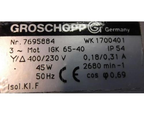 Getriebemotor 0,45 kW von Groschopp – WK1700401 - Bild 4