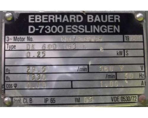 Getriebemotor 0,25 kW 29,5 U/min von BAUER – DK640/163L - Bild 5