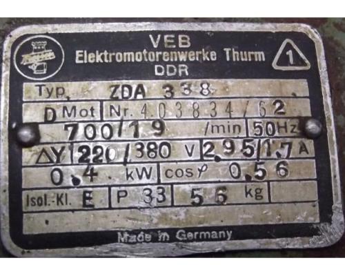 Getriebemotor 0,4 kW 19 U/min von VEM – ZDA338 - Bild 4