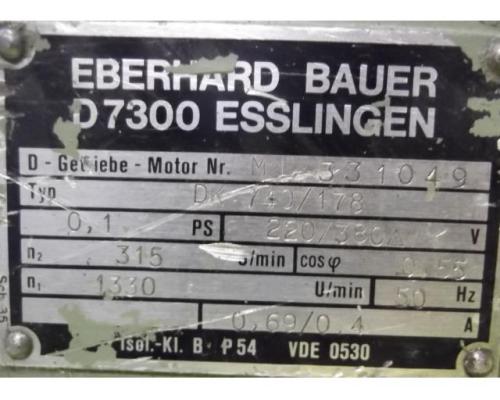 Getriebemotor 0,075 kW 315 U/min von Bauer – DK740/178 - Bild 12