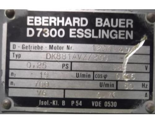 Getriebemotor 0,18 kW 19 U/min von Bauer – DK 881AVZ/200 - Bild 8