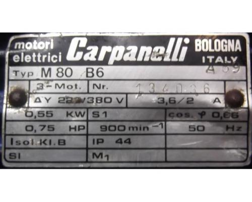 Getriebemotor 0,55 kW 3,7 U/min von Carpanelli – M80B6 - Bild 5