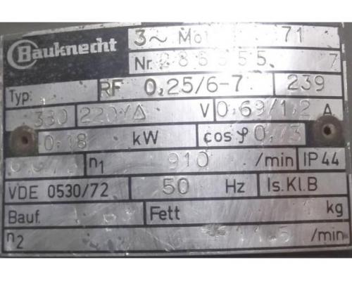 Getriebemotor 0,18 kW 11,5 U/min von Bauknecht – RF0,25/6-7 - Bild 4