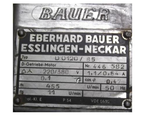 Getriebemotor 0,1 kW 11 U/min von Bauer – DO120/85 - Bild 4