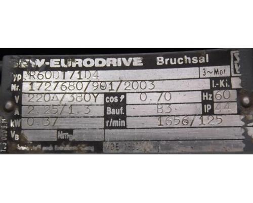 Getriebemotor 0,37 kW 125 U/min von SEW Eurodrive – R60DT71D4 - Bild 8