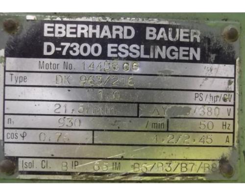 Getriebemotor 0,75 kW 21,5 U/min von Bauer – DK963/216 - Bild 4