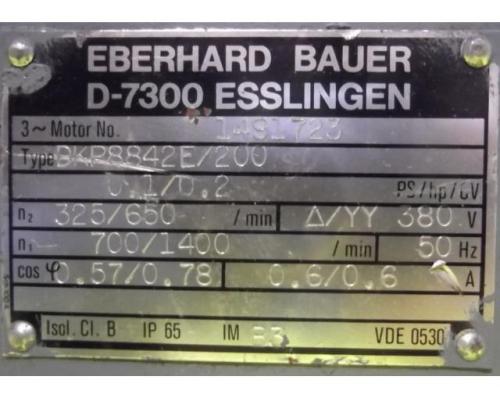 Getriebemotor 0,075/0,15 kW 325/650 U/min von Bauer – DKP8842E/200 - Bild 4