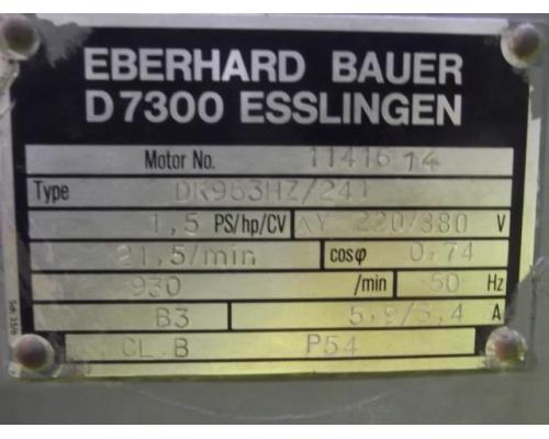 Getriebemotor 1,1 kW 21,5 U/min von Bauer – DK963HZ/241 - Bild 4