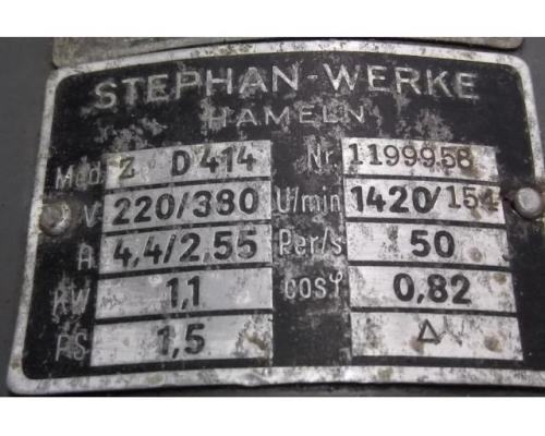 Getriebemotor 1,1 kW 154 U/min von Stephan Werke – ZD414 - Bild 4