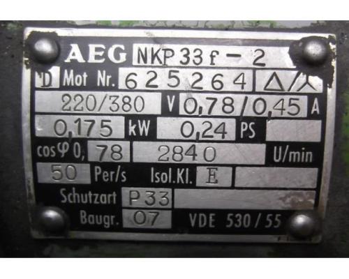 regelbarer Getriebemotor 0,175 kW 450-4000 U/min von AEG – NKP33f-2 - Bild 4