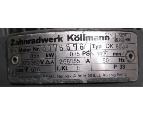 Getriebemotor 0,55 kW 40 U/min von Köllmann – ZS2 DK80a4 - Bild 5