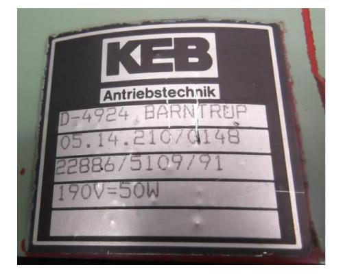 Getriebemotor 0,4/0,7 kW 16/32 U/min von KEB – ZG3M80G8-4 - Bild 4