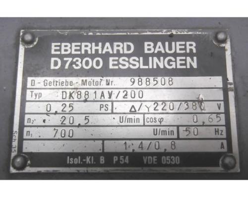 Getriebemotor 0,18 kW 20,5 U/min von Bauer – DK881AV/200 - Bild 4