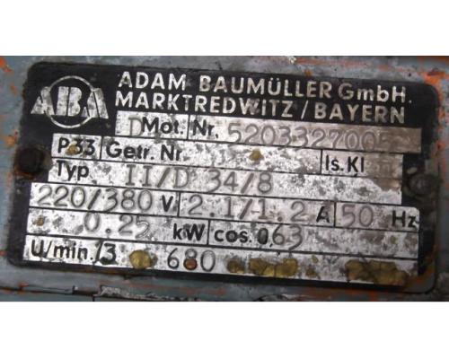 Getriebemotor 0,25 kW 13 U/min von Baumüller – II/D34/8 - Bild 6