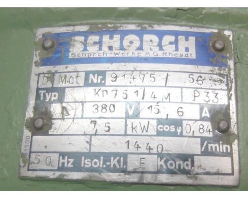 Elektromotor 7,5 kW 1440 U/min von Schorch – Kr751/4M - Bild 6