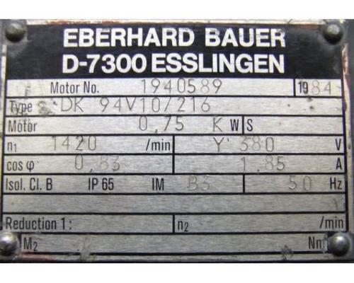 regelbarer Getriebemotor 0,75 kW 30-210 U/min von Bauer – DK94V10/216 - Bild 7