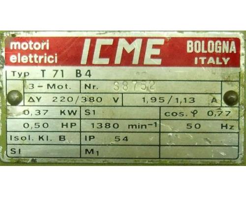 Getriebemotor 0,18 kW 186,6 U/min von Icme – T71 B4 - Bild 7