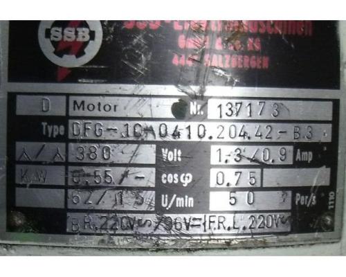 Getriebemotor 0,55 kW 62 U/min von SSB – DFG-10-0410.204.42-B3 - Bild 7