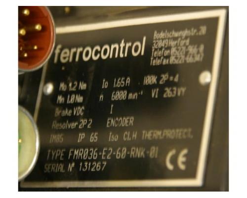 Servomotor von Ferrocontrol – FM036-E2-60-RNK-01 - Bild 6