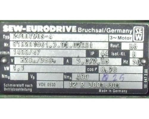 Getriebemotor 1,1 kW 47 U/min von SEW Eurodrive – R40DT90S-4 - Bild 3