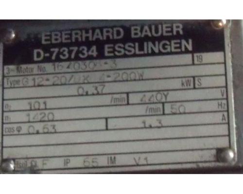 Getriebemotor 0,37 kW 101 U/min von BAUER – G12-20/OK - Bild 5