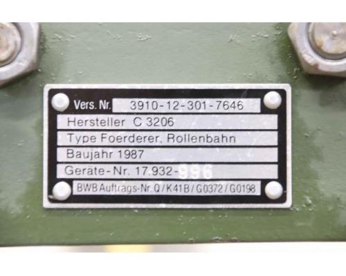 Rollenbahn 2,0 m von unbekannt – Rollenbreite 370 mm - Bild 4