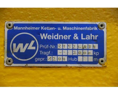 Krantraverse verstellbar von Weidner & Lahr – 2000 kg Länge 1800 mm - Bild 4