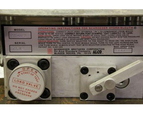 Durchflusssmesser Hydraulik Tester von Schroeder – PHS-60-3 - Bild 4