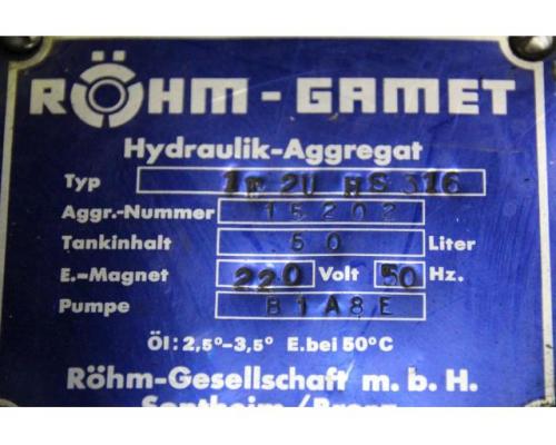 Hydraulikaggregat für Kraftspannfutter von Röhm – 1E2UHS316 - Bild 6