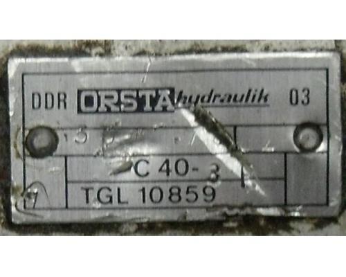 Doppelte Hydraulikpumpe von Orsta – C40-3L TGL10859 - Bild 4
