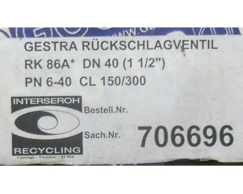 Rückschlagventil DN40 von Gestra – PN40 - Bild 3