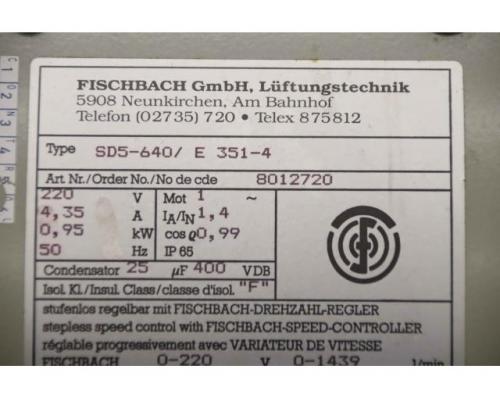 Radialventilator von Fischbach – SD5-640/E351-4 - Bild 5