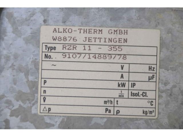 Absauggebläse 0,9/3kW von Alko-Therm – RZR 11-355 - 11