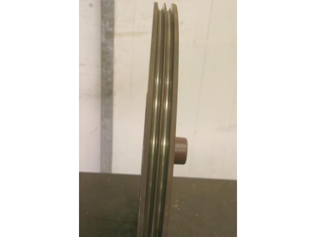 Keilriemenscheibe 2 -rillig von Guss – SPA 620-2 (13 mm) - 5